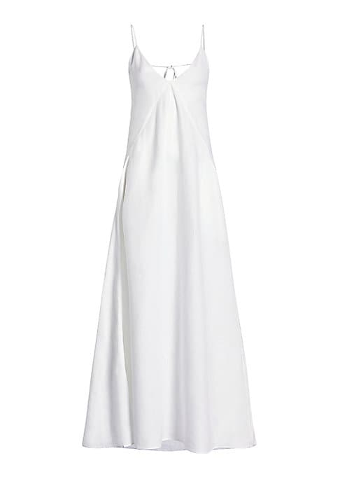 V-Neck Linen Delight