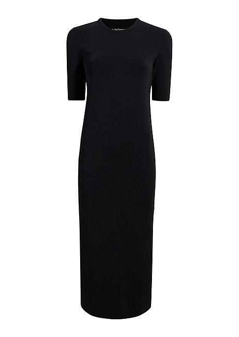 Sleek Side Slit Midi Dress