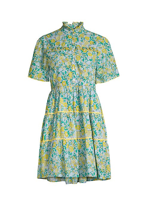 Floral Tiered Elegance Dress