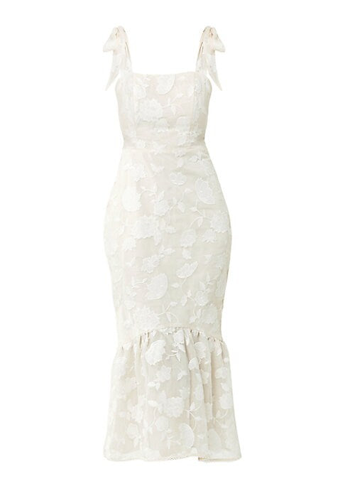 Floral Ruffle Midi Dress