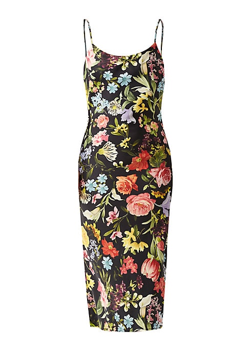 Floral Silk Midi Delight