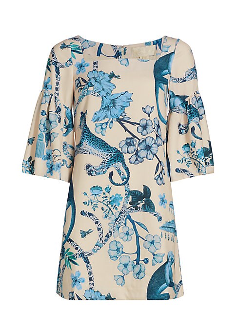 Chic Mini Print Dress
