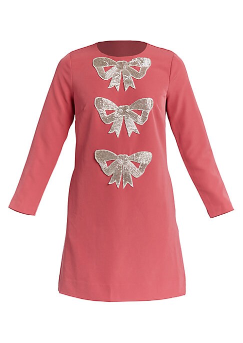 Sparkling Bow Mini Dress