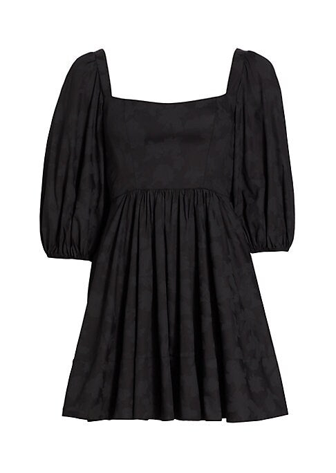 Balloon-Sleeve Couture Dress