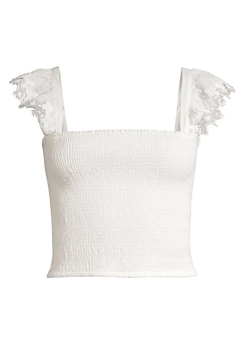 Ruffled Lace Tank