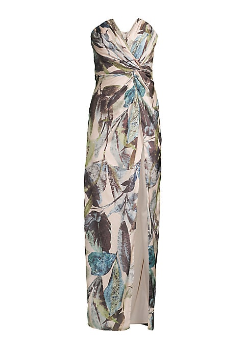 Leafy Elegance Gown