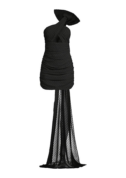 Elegant Bow Minidress