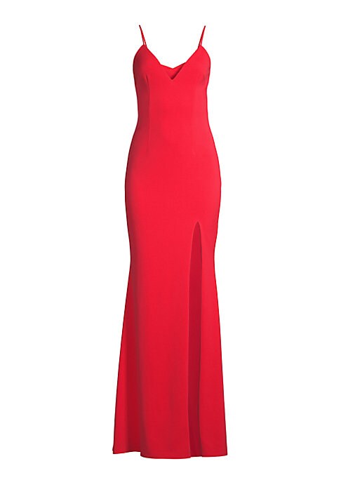 Vivid V-Neck Slip Dress