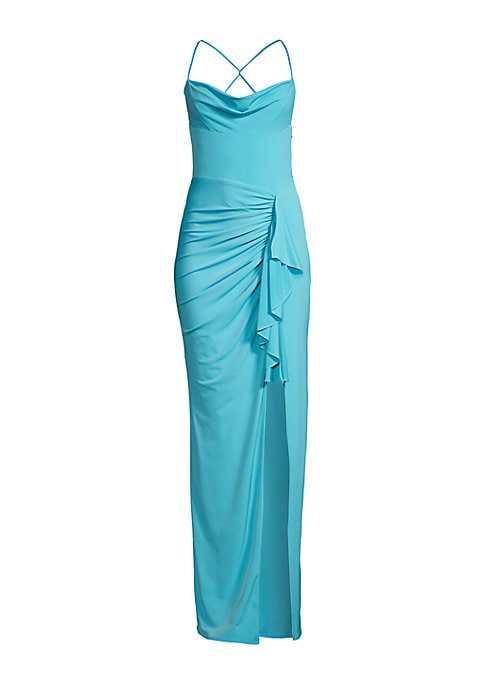 Sassy Slit Evening Dress