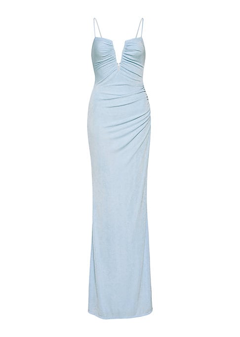 Chic Ruched Evening Dress