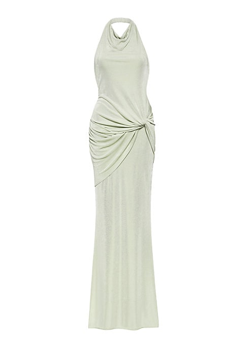 Cowl Neck Elegance Gown