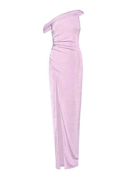Sleek One-Shoulder Gown