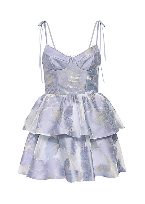 Floral Ruffle Mini Dress