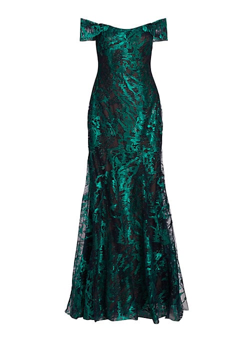 Textured Elegance Gown