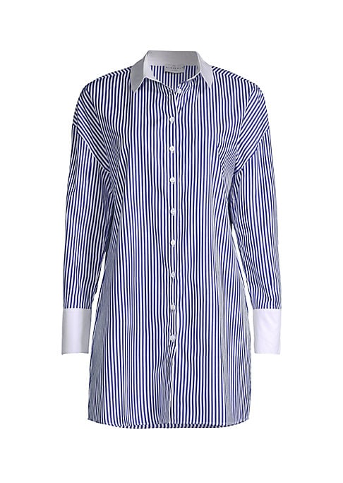 Contrast Stripe Tunic Dress
