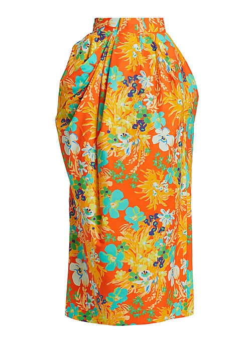 Vibrant Floral Maxi Skirt