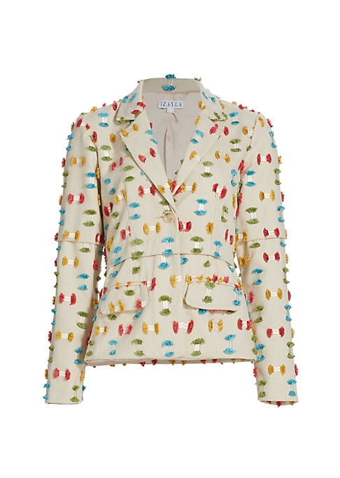 Embroidered Chic Blazer