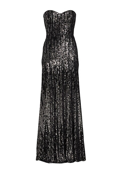 Glittering A-Line Elegance