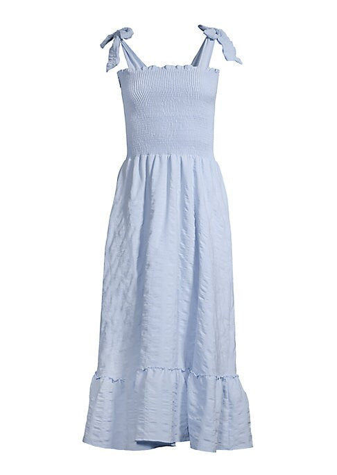 Chic Ruffle Midi Dress