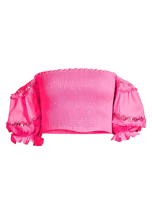 Chic Cut-Out Puff Top