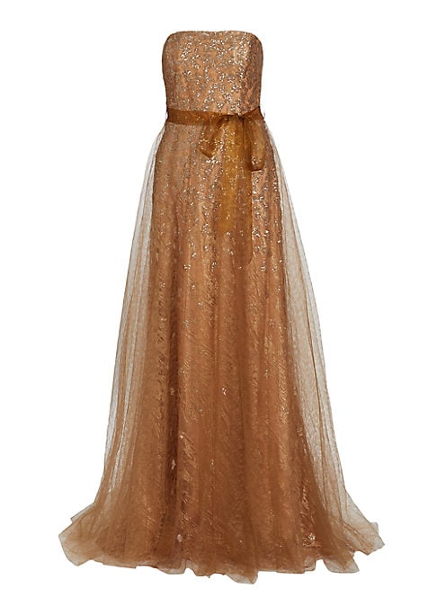 Glistening Tulle Evening Dress