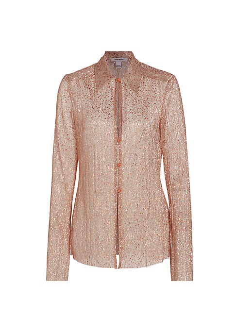 Shimmering Pleat Blouse