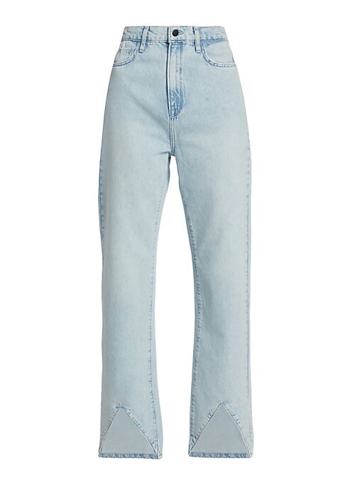Petal Hem High-Rise Jeans