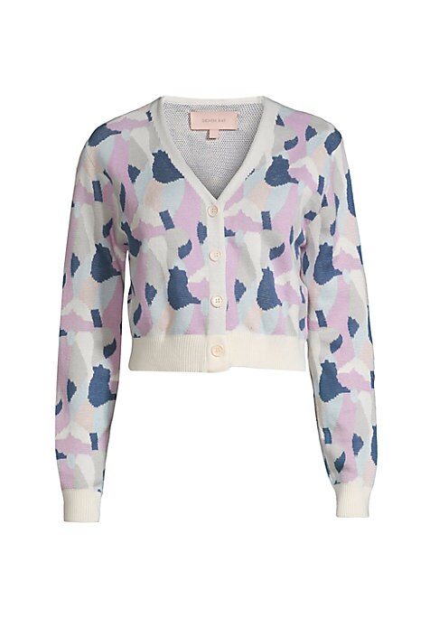 Camo V-Neck Cardigan