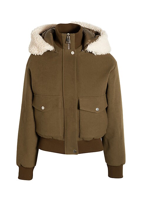 Luxurious Down Bomber Jacket