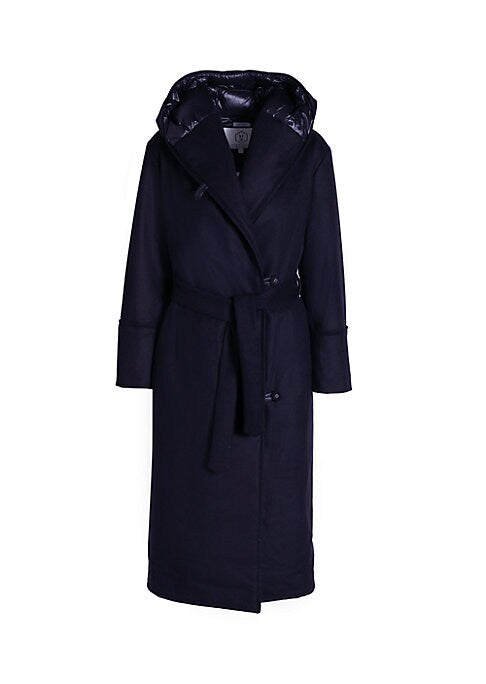 Luxurious Down Wrap Coat