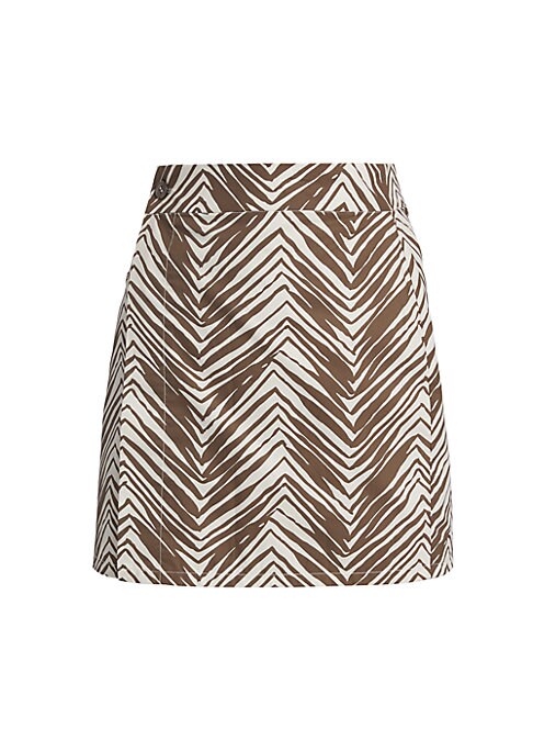 Chic Printed Wrap Skirt