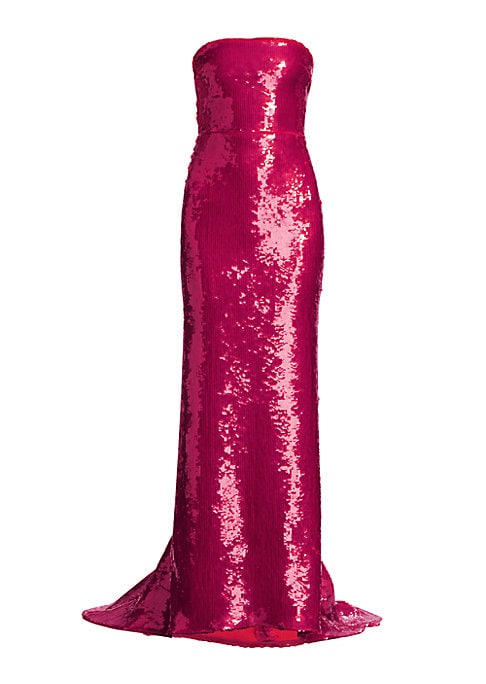 Glamorous Tropical Evening Gown