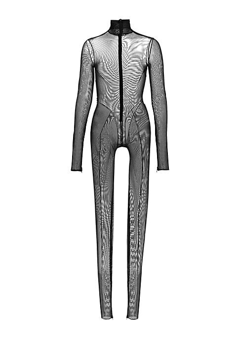 Sheer Zip Allure Suit