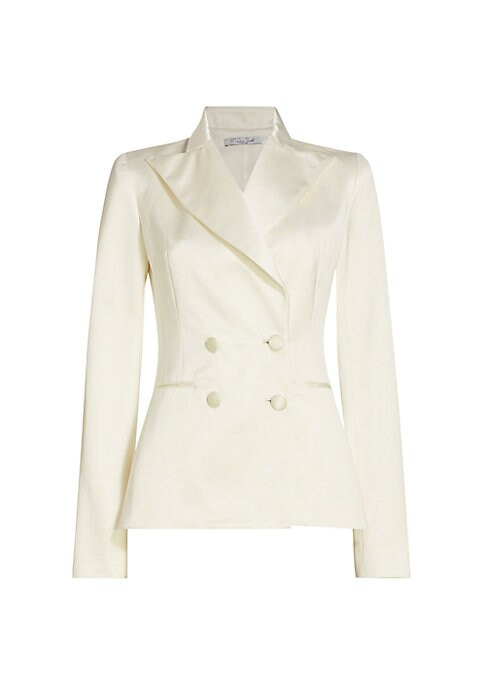 Sleek Satin Blazer
