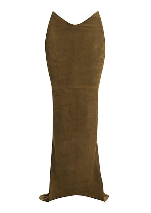 Sleek Waisted Maxi Skirt
