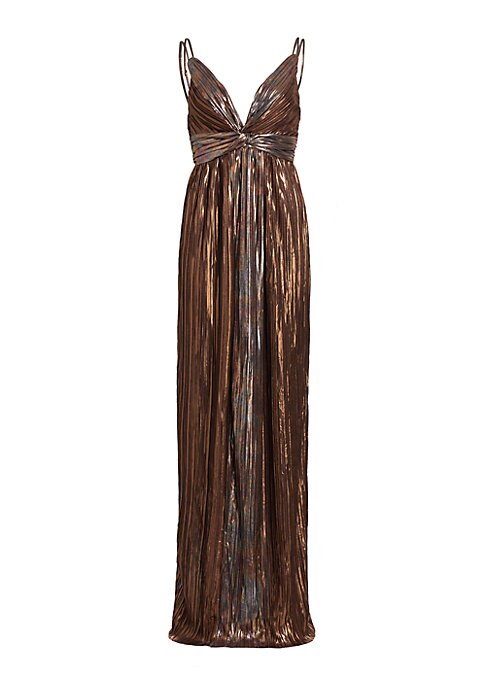 Gleaming Pleat Dress