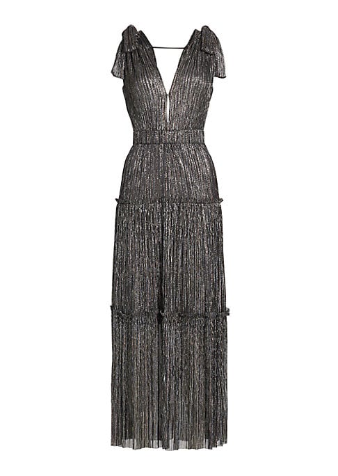 Glistening Tiered Evening Dress