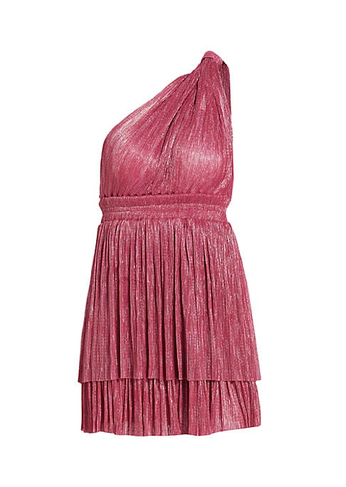 Twisted Ruffle Mini Dress