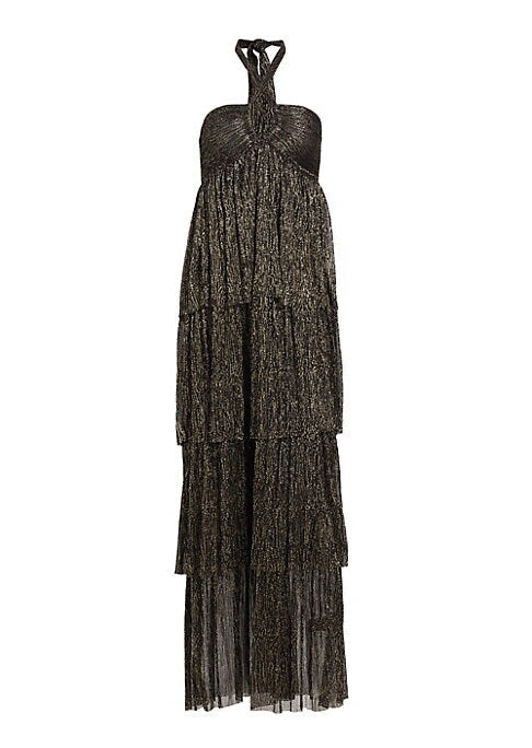 Glistening Halter Dress