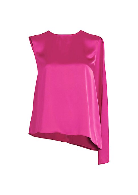 Cape-Back Silk Top