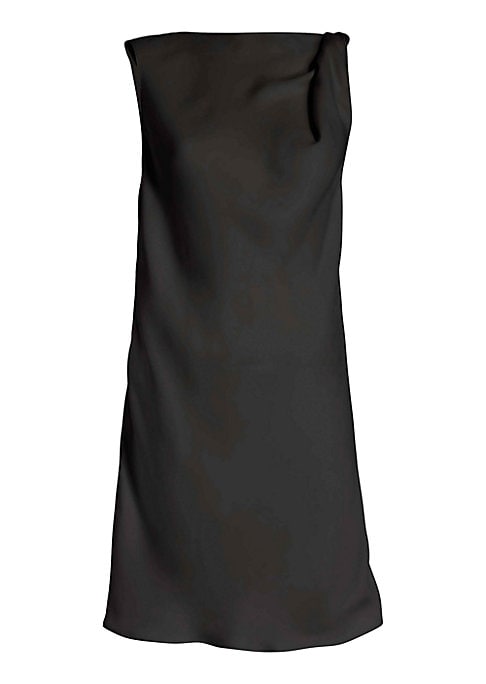 Twist Back Satin Dress