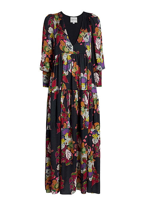 Elegant Peasant Maxi Dress