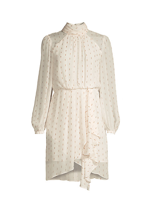 Metallic Blouson Dress