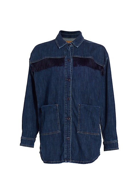 Fringe Denim Jacket