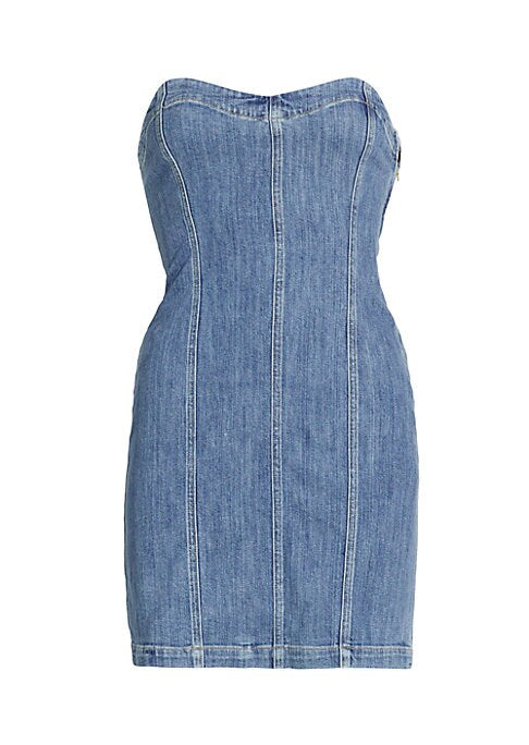 Sweetheart Denim Mini Dress