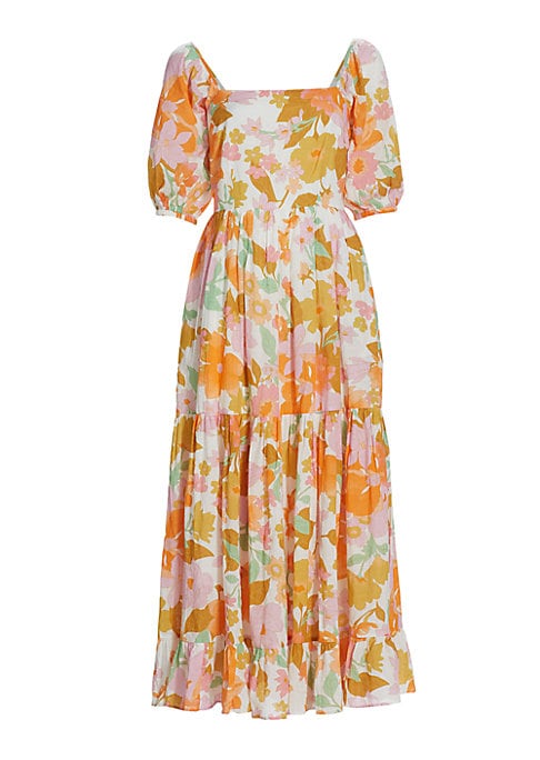 Floral Tiered Maxi Dress