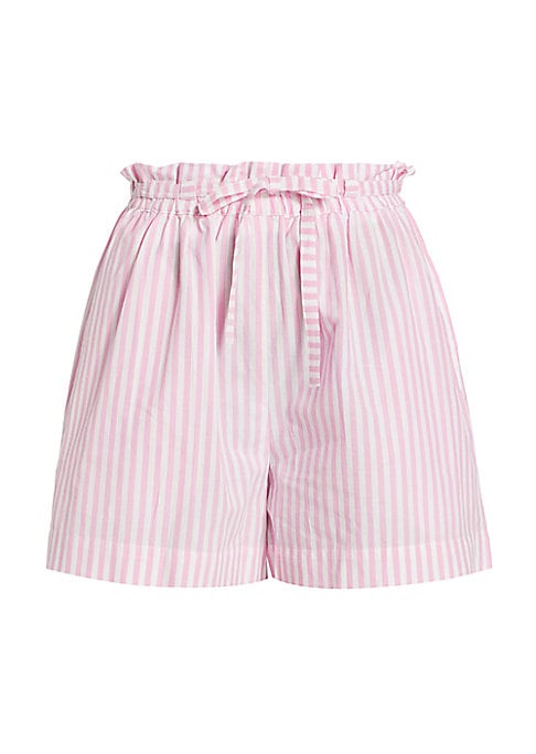 Breezy Striped Drawstring Shorts