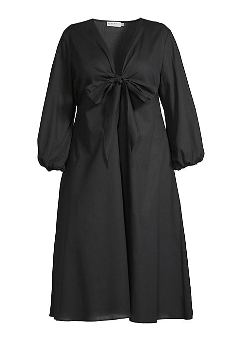Bow Accent Midi Dress