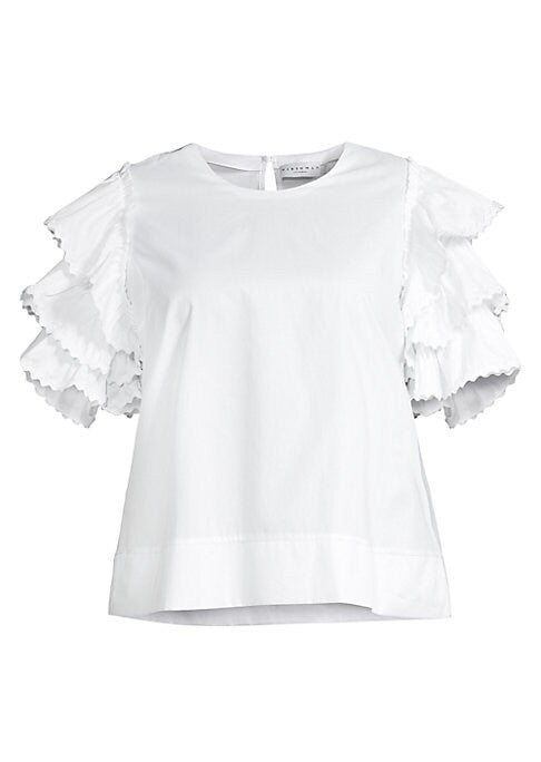 Ruffled Cotton Delight Blouse