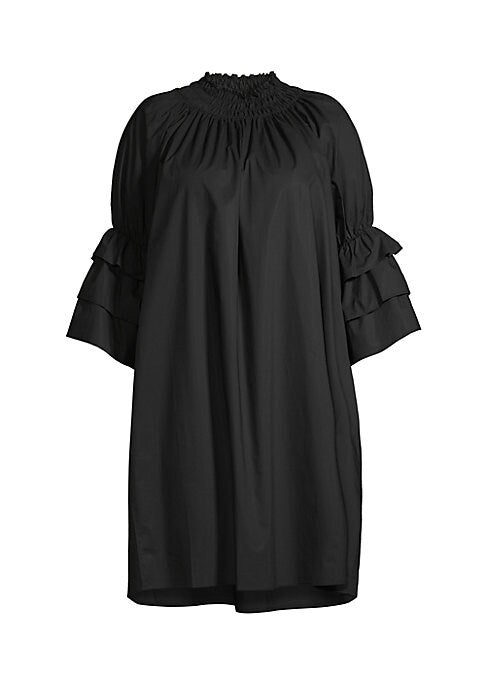 Chic Cotton Ruffle Dress